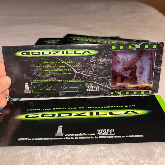 THREE 1998 Tri Star Godzilla First Showing Movie Tickets Limited Edition , Rare! - Picture 3 of 10